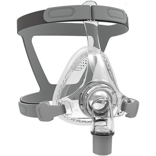 Masques CPAP faciaux complets avec harnais, coude pivotant et coussin