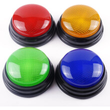 4 Pack Buzzers for Trivia Games, Answer Buzzers for Classroom, Game Buzzers with Lights and Sound Great for Games The best Gift for Children