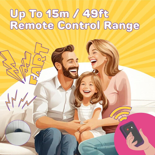 Boîte à sons de pets télécommandée, format de poche, gadget amusant pour simuler des pets. 1