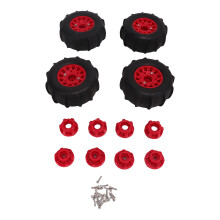 Rodas e pneus para Monster Truck RC, alto desempenho em velocidade, capacidade para diversos terrenos, cubos hexagonais de 12 mm, 14 mm e 17 mm,