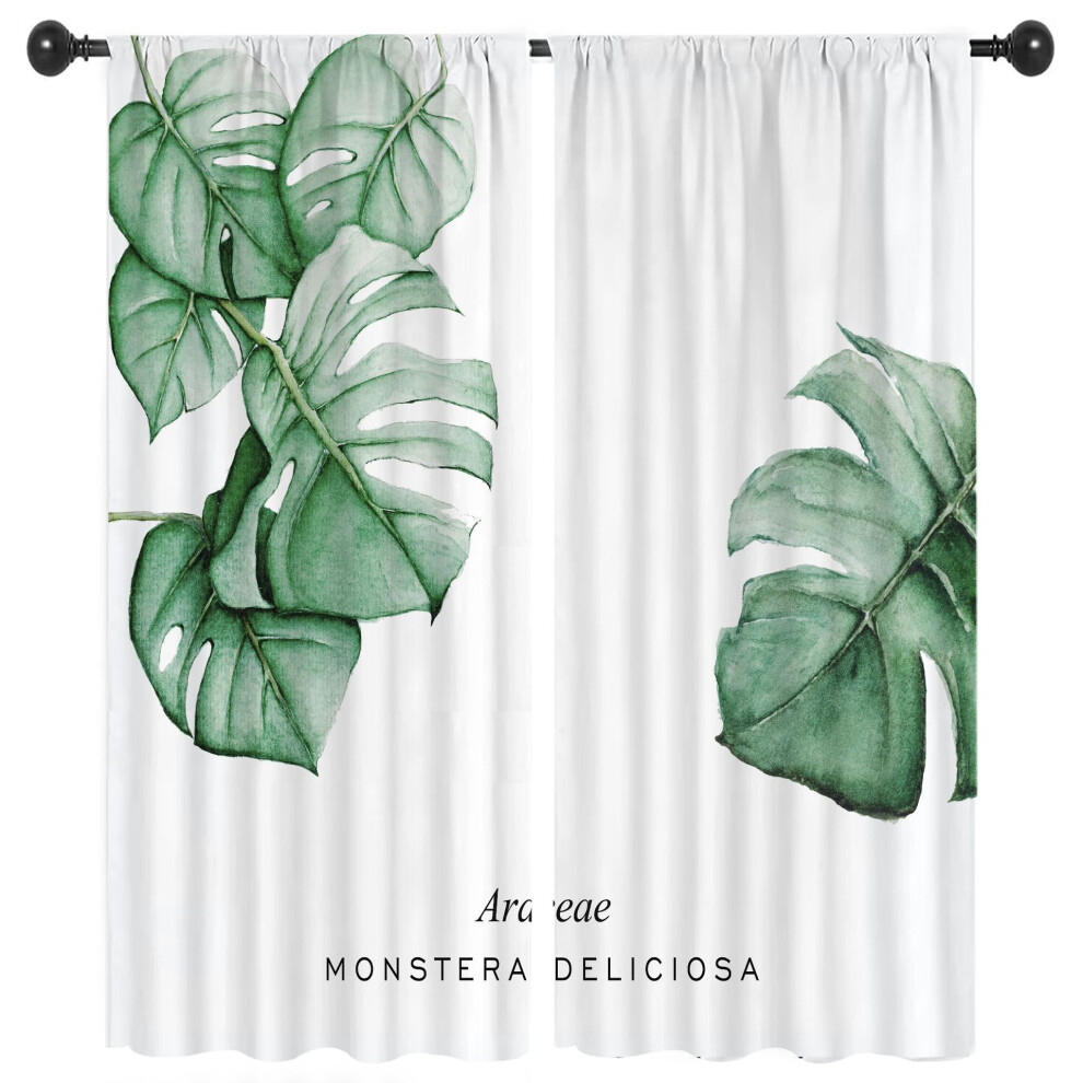 Privacy And Light Reduction Curtains For Kitchen Window, Thermal Insulated Sheer Borderless Digital Print Quality Fabric Drapes, Light Filtering Curta 9466005418775