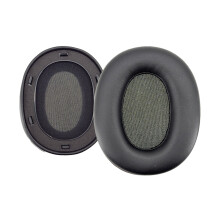 2pcs/pair Earpads Head-mounted Earphone Ear Pad-Black protein
