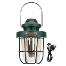 Lanterna ricaricabile vintage, luce da campeggio dimmerabile da 2500LM per avventure interne ed esterne, lanterna di emergenza ricaricabile tramite