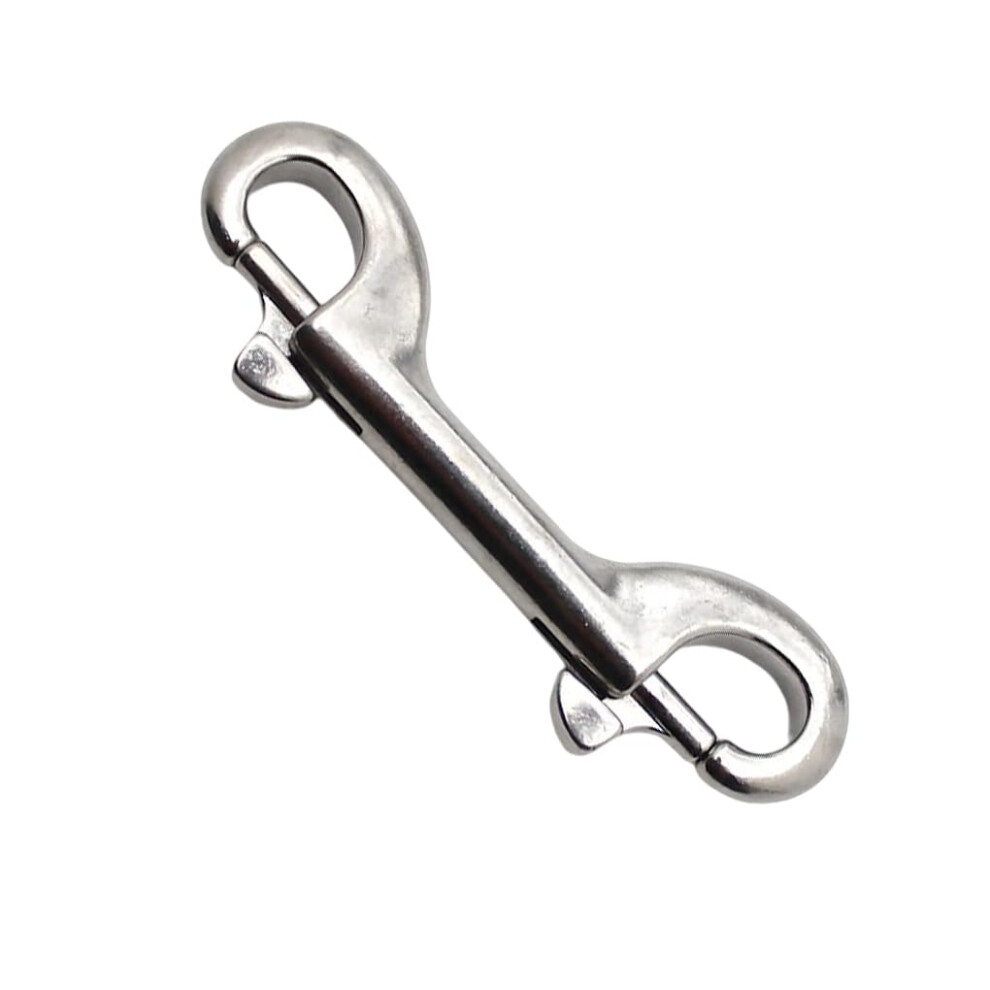 Snap Hooks Double Stainless Steel Clips Small Lightweight For Keys Leash Feed Bucket 9323874625317
