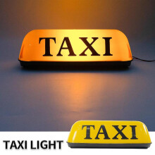 Led Illuminated Magnetic Waterproof Cab Roof Topper Universal Taxi Top Light