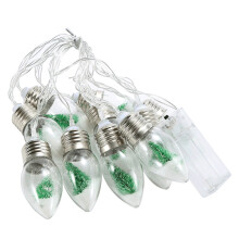 Guirnalda de luces navideñas mágicas con forma de bola de nieve, a pilas, resistentes al agua para exteriores, perfectas para crear un ambiente