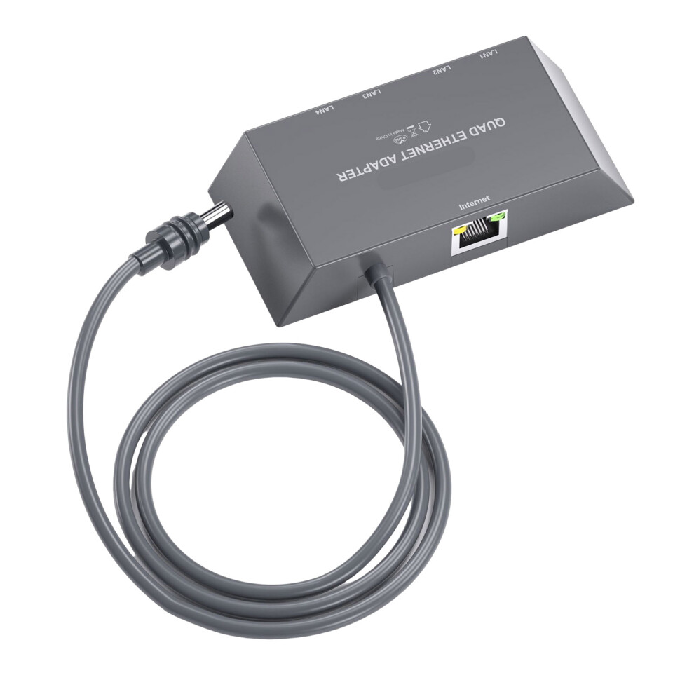 Rj45 Networking Extender Supports 4 Devices Simultaneous Gigabit 7709000220083