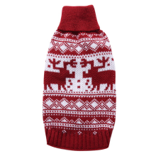 Ținută pentru animale de companie pentru sezoanele festive, haine calde de iarnă din material acrilic pentru câini și pisici mici, stil pulover
