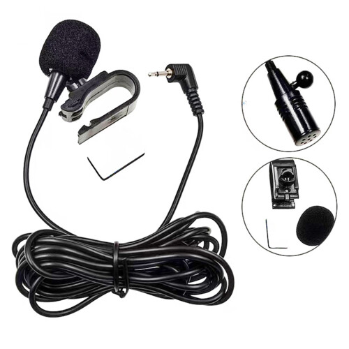 Radio Microphone Professional Car Sound Microphone 3.5mm Clip 1