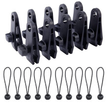 Cordes élastiques à boules ultra-résistantes, résistantes aux intempéries, pour sangles de tente durables, portables et réutilisables,