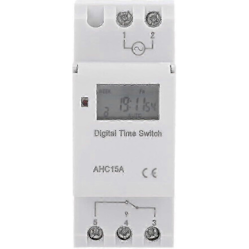 LCD Digital Timer Switch - Weekly Programmable Electronic Relay for 220V 1