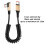 USB C to USB C 240W Super Charging Cable-Three dimensional tu 3