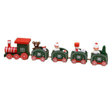 Deliciosas creaciones de madera, mini tren, decoración de escritorio, para debajo del árbol de Navidad, obsequio para fiestas de todas las edades,