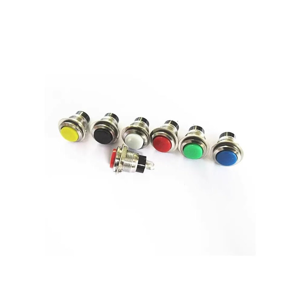 12Mm Round Momentary Push Button Switch Ds318 Miniature Key Switch Quick Reset White 9119770397690
