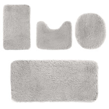 Set de covorașe de baie cu design conturat, covoraș de baie antiderapant, moale, absorbant, lavabil la mașină, covor de baie pentru duș și