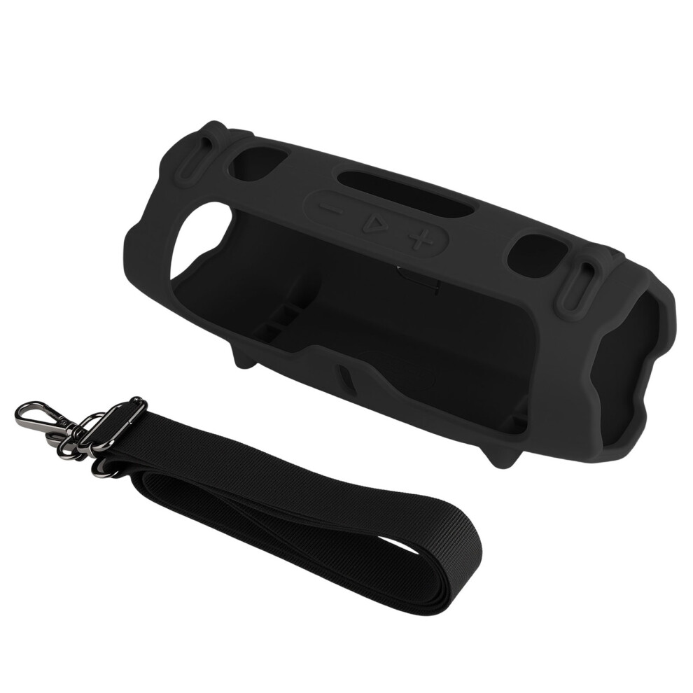 Silicone Protective Cover Shockproof Speakers Carrying- Black 7709000220649