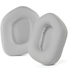Noise Isolating Sponge Ear Pads Breathable Mesh Headphone-Gray