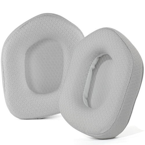 Noise Isolating Sponge Ear Pads Breathable Mesh Headphone-Gray