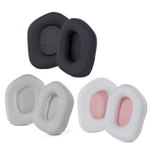 Noise Isolating Sponge Ear Pads Breathable Mesh Headphone-Gray 1