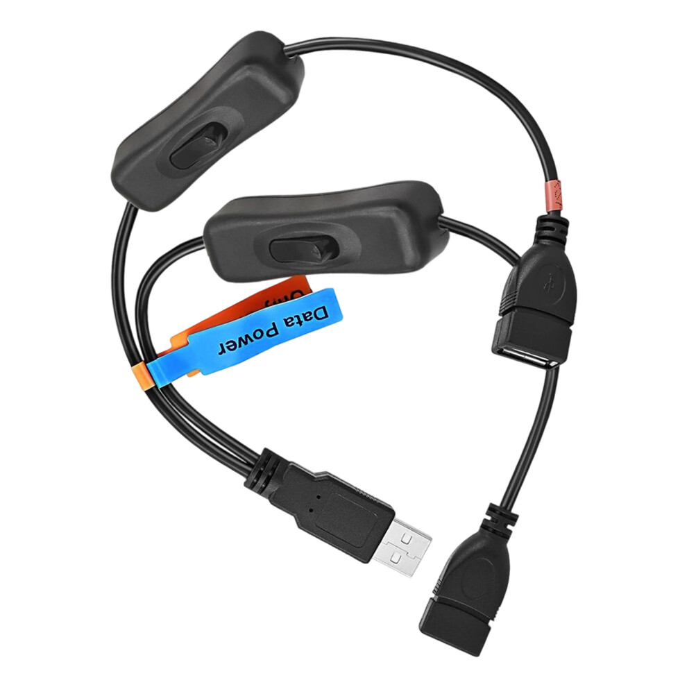 Usb Y Splitter Extension Cord 30Cm Double Port Independent 7709000222179