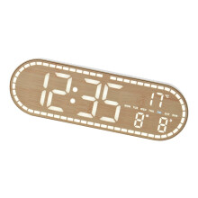 Réveils pour chambre à coucher, horloge de bureau-Jaune