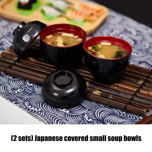 Portable Covered Soup Bowl with ABS for Outdoor Activity-A 2