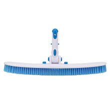 Herramienta profesional para la limpieza de piscinas con conexión de manguera giratoria. Elimina eficazmente los residuos. Cerdas de nailon