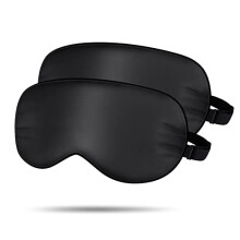 Schlafmaske, leichte und ergonomische Seiden-Augenmaske mit verstellbarem Riemen, atmungsaktive Maulbeerseide für faltenfreien und druckfreien