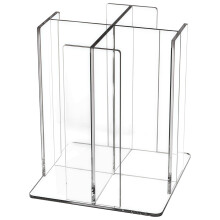 Cup and Lid Organizer Acrylic Wall Mounted Dispenser for Coffee and Restaurant Storage