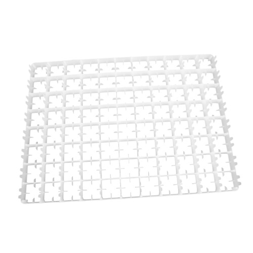 Egg Storage Tray with Lid Sturdy Plastic Egg Holder for Kitchen Refrigerator Incubation