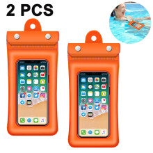 Wasserdichte Tasche mit dreidimensionalem Formdesign, empfindliche Touchscreens ermöglichen die reguläre Nutzung von Geräten bis zu 6 Zoll, ideal