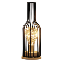 Bezprzewodowa lampa biurkowa o bezpiecznym designie, dekoracyjna lampa retro do oświetlenia nastrojowego w każdym pomieszczeniu