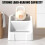 Foldable Toddler Step Stool for Bathroom, 2 Step Kids Potty Training Stool with Stable Platform 3