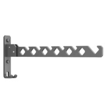Space Saver Hanging Pipe Clothes Rack, Elegant Appearance For Multi-scenario Use (Double Installation Method)
