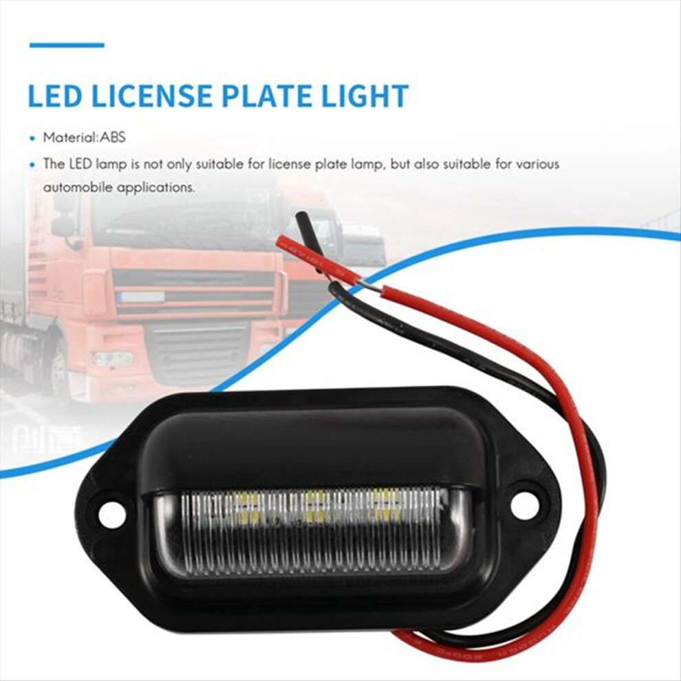 10Pcs Led License Plate Waterproof Tail For Trailers, Rv, Trucks Light 4851500922677