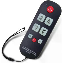 Neue A-TV10 Universal-Fernbedienung, wasserdicht, lernfähig, kompatibel mit allen TV-Marken, mit großen Tasten