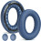 Hygienic Replacement Ear Cushions With Ergonomic Shape-Blue 1