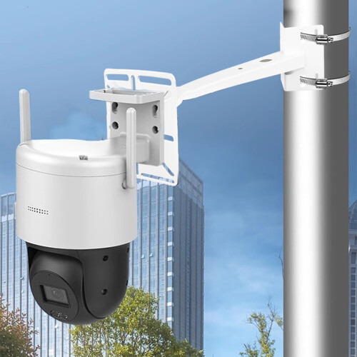 Adjustable Security Camera Bracket Steel-Holding the pillar 2