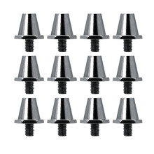 12Pcs Football Boot Studs with 5mm Thread for Soccer Shoes, 11mm 13mm 15mm Replacement Spikes
