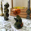 Pumpkin Candlestick Holder Scary Lantern Ornaments Versatile Tealight 5