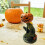 Pumpkin Candlestick Holder Scary Lantern Ornaments Versatile Tealight 4