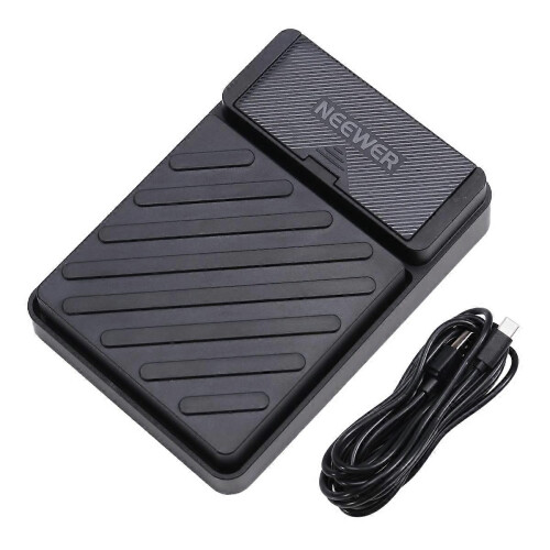 Bluetooth Foot Switch - Silent Remote Control Pedal for Teleprompter App 1