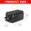 Trousse de toilette Double couche pour hommes, rangement 3