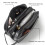 Trousse de toilette Double couche pour hommes, rangement 7