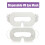 50/100 Disposable VR Face Protectors Sweat-White 50pcs 5