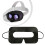 50/100 Disposable VR Face Protectors Sweat-White 50pcs 2