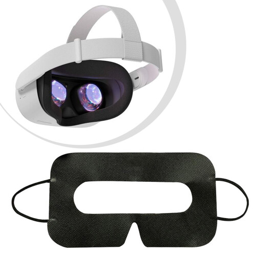 50/100 Disposable VR Face Protectors Sweat-White 50pcs 1