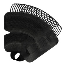 Pack of 50/100 VR Face Protectors Soft NonWoven-Black 100pcs