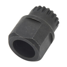 Professional Bicycle Hub Tool, High-strength Chromium Steel Bike Rear Hub Lock Ring Nut Removal Repairing Tool, Extended Outer Hexagon for Star Ratche