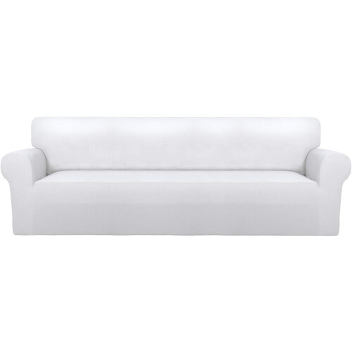 Conjunto de capas elásticas para sofá, com ajuste perfeito, em cor sólida e antiderrapantes, para sofás de dois lugares. Protetor de móveis